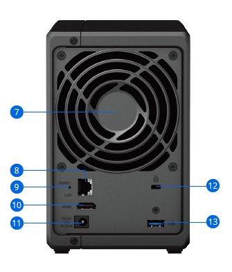 product DVA1622 back view photo